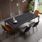 Industrial Sintered Stone Table 4 Legs Aviation Aluminum Base Rectangle Table for Home Clearhalo ' dining_table' 'Dining Tables & Seating' 'Dining Tables' 'furn' 'furn_dining_table' 'Furniture' 'furniture_dining_table' 'Kitchen & Dining Furniture' 'kitchen&dining_furn' 'kitchen' 'kitchen_dining_table' 1200x1200_f5a56ded-c702-421e-b249-5aea5a9c1924