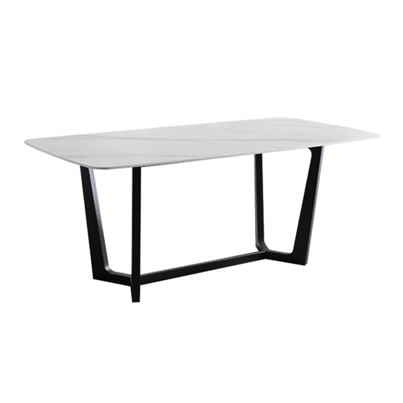 Ensemble de table rectangle de style contemporain 1/2/5/6/7 pièces de restauration Pièces pour usage domestique