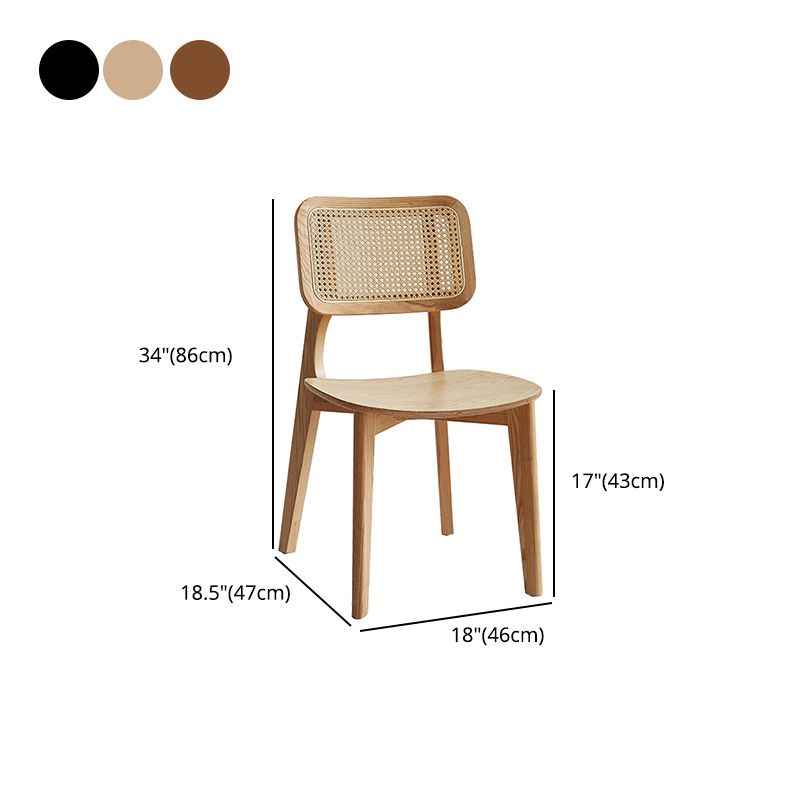 Traditional Wood Dining Chairs Open Back Dining Side Chair for Restaurant Use Clearhalo 'Dining Chairs' 'Dining Tables & Seating' 'dining_chair' 'furn' 'furn_dining_chair' 'Furniture' 'furniture_dining_chair' 'Kitchen & Dining Furniture' 1200x1200_f5af6609-e831-465e-b69b-6cb81030732e