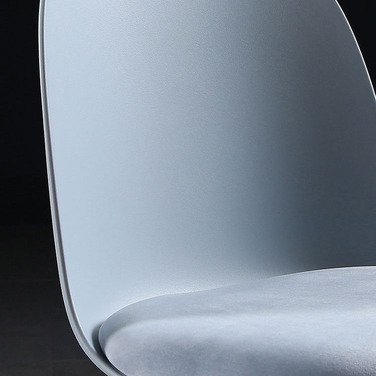 Plastic Scandinavian Dining Room Side Chair Matte Finish Parsons Dining Chair (Set of 4) Clearhalo ' kitchen&dining_furn' 'Dining Chairs' 'Dining Tables & Seating' 'dining_chair' 'furn' 'furn_dining_chair' 'Furniture' 'furniture_dining_chair' 'Kitchen & Dining Furniture' 'kitchen' 1200x1200_f5b0f08e-b0e2-4dfd-bb00-c107e77d4082