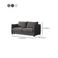 Contemporary Sleeper Sofa Fabric White Square Arms Pillow Back Upholstered Sofa Bed