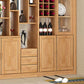 Contemporary Solid Wood 3-drawer Accent Cabinet with Door and Shelves Clearhalo 'Cabinets & Chests' 'cabinets_chests' 'furn' 'furn_cabinets_chests' 'Furniture' 'Living Room Furniture' 1200x1200_f5b333af-7b2e-44b7-b4d5-d0a36dc3d20c