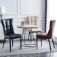 Upholstered Armless Dining Chairs Solid Back Side Chairs with Metal Legs Clearhalo ' kitchen&dining_furn' 'Dining Chairs' 'Dining Tables & Seating' 'dining_chair' 'furn' 'furn_dining_chair' 'Furniture' 'furniture_dining_chair' 'Kitchen & Dining Furniture' 'kitchen' 1200x1200_f5b3dac8-4b49-4a59-8b52-55489ee273eb