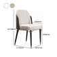 Solid Back Chair Scandinavian Design Armless Leather Dining Chair Clearhalo 'Dining Chairs' 'Dining Tables & Seating' 'dining_chair' 'furn' 'furn_dining_chair' 'Furniture' 'Kitchen & Dining Furniture' 1200x1200_f5b7d362-c84e-4499-bc66-806d2033b208