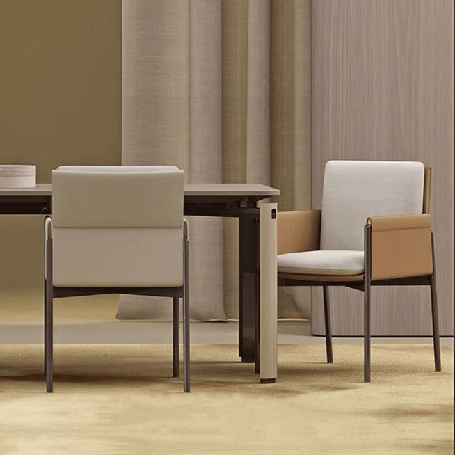 Contemporary Fabric Dining Room Chair Upholstered Arm Single Chair Clearhalo ' kitchen&dining_furn' 'Dining Chairs' 'Dining Tables & Seating' 'dining_chair' 'furn' 'furn_dining_chair' 'Furniture' 'furniture_dining_chair' 'Kitchen & Dining Furniture' 'kitchen' 1200x1200_f5bb49c4-2eab-41e9-87f6-98d9958f7040
