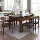 Modern Stone Scalable Dining Table Rubber Wood Legs for Dining Room Clearhalo 'Dining Tables & Seating' 'Dining Tables' 'dining_table' 'furn' 'furn_dining_table' 'Furniture' 'Kitchen & Dining Furniture' 1200x1200_f5bd6221-486f-4e2b-9560-fc7c60ffe6e5