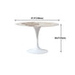 Round Tulip Base Dinette Table Simplicity Style Dining Site Table for Indoor Clearhalo ' dining_table' 'Dining Tables & Seating' 'Dining Tables' 'furn' 'furn_dining_table' 'Furniture' 'furniture_dining_table' 'Kitchen & Dining Furniture' 'kitchen&dining_furn' 'kitchen' 'kitchen_dining_table' 1200x1200_f5bdc0c5-62d0-42c3-99fe-48aeb52aca45