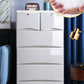 Plastic Polished Finish Storage Cabinet Contemporary Cabinet with Drawers