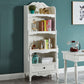 Contemporary Closed Back Bookshelf Vertical Solid Wood Bookcase Clearhalo 'Bookcases' 'furn' 'furn_bookcases' 'Furniture' 'Office Furniture' 1200x1200_f5c37c30-e6cf-4e03-a92d-b3b186a82b4b
