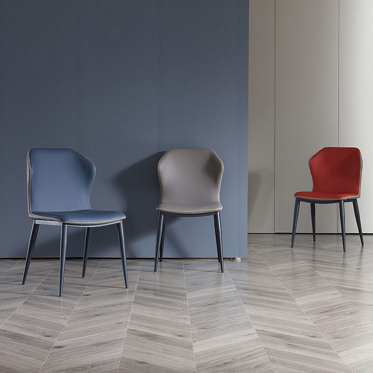 Home Industrial Side Chair Wingback Metal Upholstered Dining Room Chair Clearhalo ' kitchen&dining_furn' 'Dining Chairs' 'Dining Tables & Seating' 'dining_chair' 'furn' 'furn_dining_chair' 'Furniture' 'furniture_dining_chair' 'Kitchen & Dining Furniture' 'kitchen' 1200x1200_f5c65c36-60b2-4810-9a4a-c85b38ba5fd5