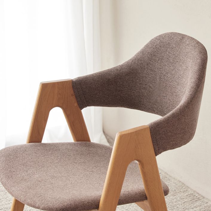 Contemporary Side Solid Wood Dining Room Chair Open Back Dining Side Chair for Home Use Clearhalo ' kitchen&dining_furn' 'Dining Chairs' 'Dining Tables & Seating' 'dining_chair' 'furn' 'furn_dining_chair' 'Furniture' 'furniture_dining_chair' 'Kitchen & Dining Furniture' 'kitchen' 1200x1200_f5c763a4-9a99-498f-bff0-1802d89fa4e7