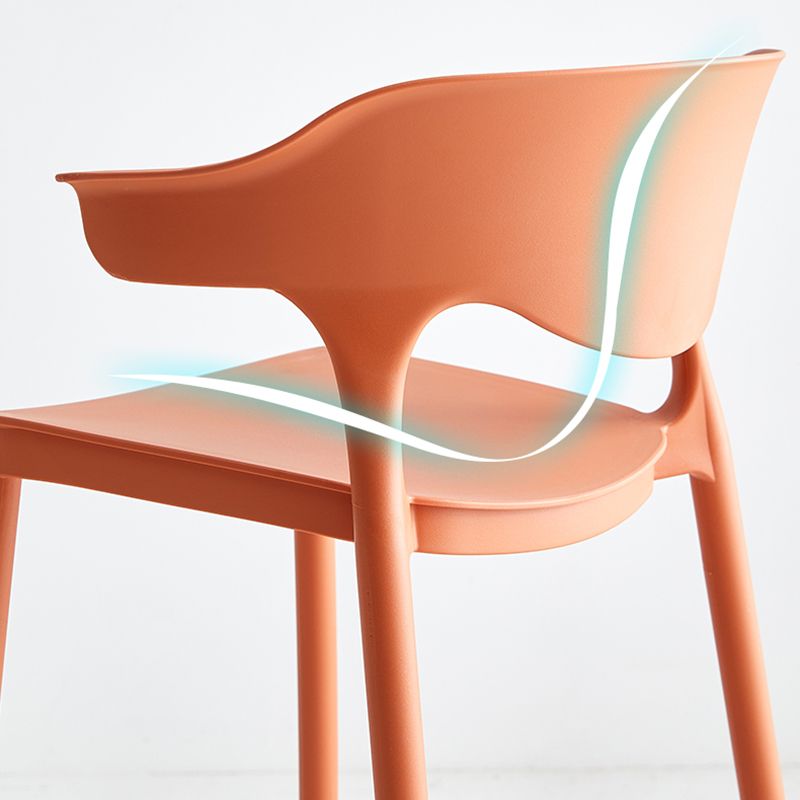 Nordic Style Plastic Seats Barstool 4 Legs Backrest Colorful Bar Stool (set of 2) Clearhalo 'Bar Furniture' 'Bar Stools' 'bar_stools' 'furn' 'furn_bar_stools' 'furniture_bar_stools' 'Kitchen & Dining Furniture' 'kitchen&dining_furn' 'kitchen' 'kitchen_furn' Furniture' 1200x1200_f5c8f9dc-9210-47f5-a9d8-a2ef3de0e7d1