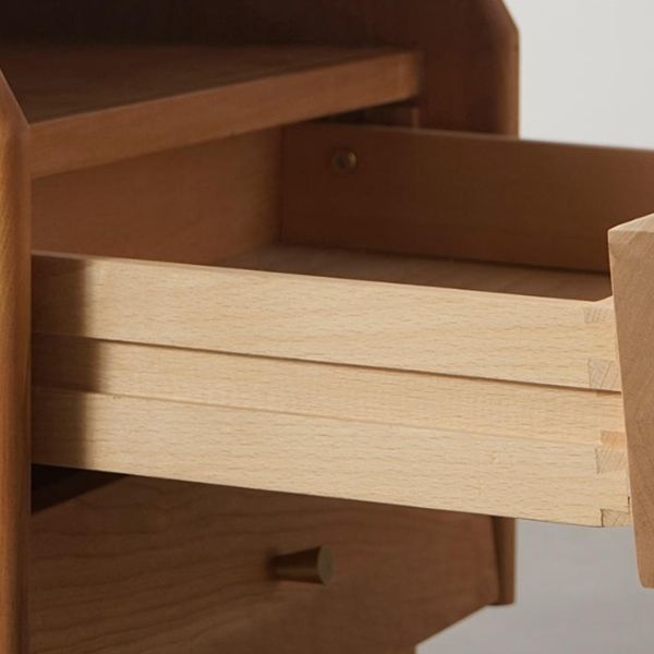 Table nombre de lit en bois massif armoire de chevet moderne classique pour chambre à coucher