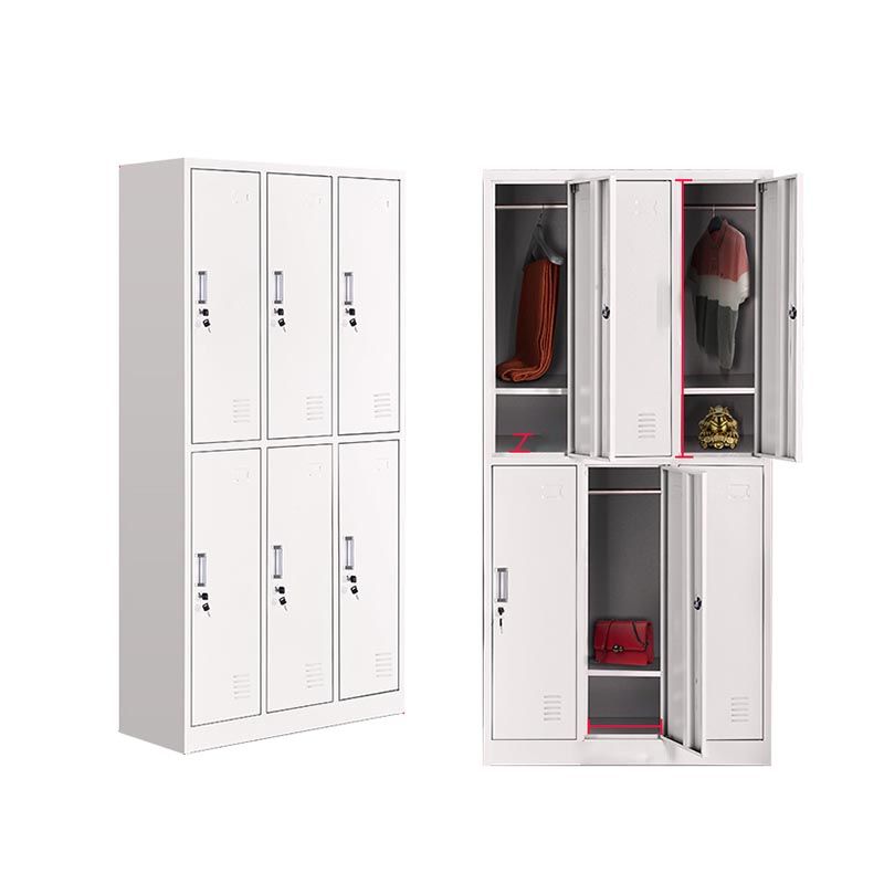 Contemporary Style Wardrobe Steel Home Wardrobe Closet,35.43" D x 16.54" W x 70.87" H