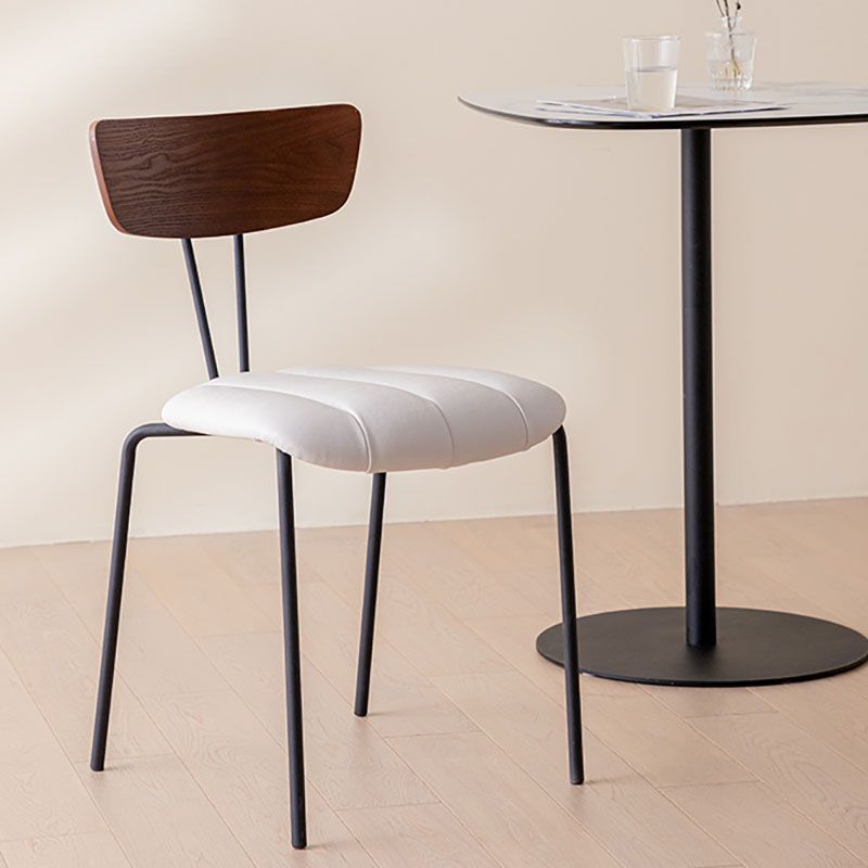 Industrial Dining Chair Kitchen Armless Chairs with Metal Legs Clearhalo 'Dining Chairs' 'Dining Tables & Seating' 'dining_chair' 'furn' 'furn_dining_chair' 'Furniture' 'furniture_dining_chair' 'Kitchen & Dining Furniture' 1200x1200_f5cb2560-59c2-43b7-b93c-f38d4b774c20