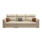 Contemporary Faux Leather Sofa with Ottoman Included in Pine Wood Clearhalo 'furn' 'furn_sofas' 'Furniture' 'Living Room Furniture' 'Sofa' 'sofas' 1200x1200_f5ccd58e-b648-4098-9cd8-b17caea6620b