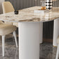 Free Form Stone Dining Table Modern Dining Table for Dining Room Clearhalo 'Dining Tables & Seating' 'Dining Tables' 'dining_table' 'furn' 'furn_dining_table' 'Furniture' 'Kitchen & Dining Furniture' 1200x1200_f5ceaa42-8cd0-42d9-a3c8-b685f2457601