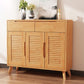 Door and Drawer Accent Cabinet Wood Cabinet in Brown/Natural Clearhalo 'Cabinets & Chests' 'cabinets_chests' 'furn' 'furn_cabinets_chests' 'Furniture' 'Living Room Furniture' 1200x1200_f5d1c3e4-c43c-4530-a1c3-2d09e3873e18