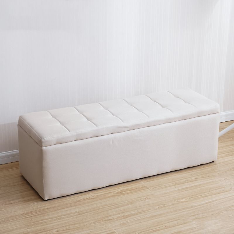 Panchina d'ingresso imbottita moderna da 15,7 "W cusoned Ottoman Bench