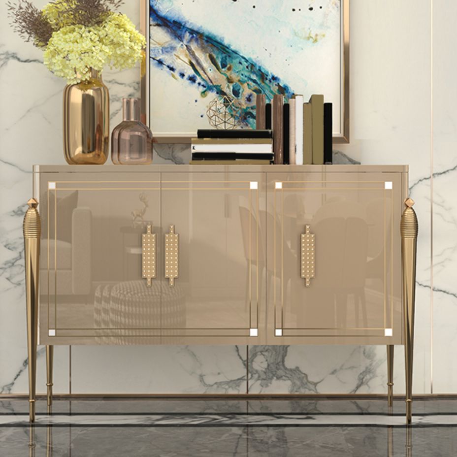 Tavolo moderno tavolo da tavolo ingegnerizzato in legno con porte per soggiorno