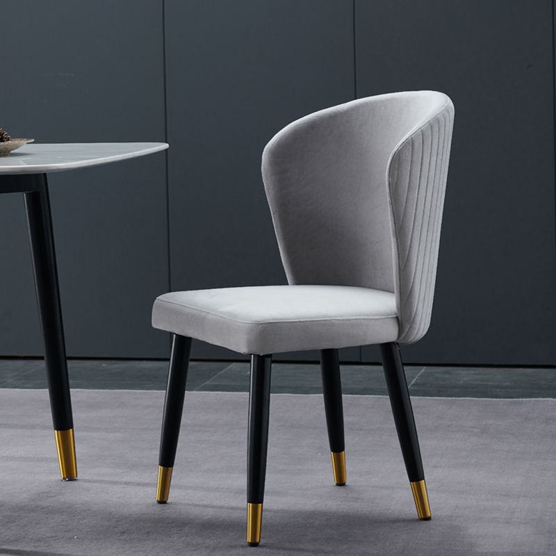 Glam Wood Dining Room Chairs Velvet Dining Armless Chairs for Home Use (Set of 2) Clearhalo ' kitchen&dining_furn' 'Dining Chairs' 'Dining Tables & Seating' 'dining_chair' 'furn' 'furn_dining_chair' 'Furniture' 'furniture_dining_chair' 'Kitchen & Dining Furniture' 'kitchen' 1200x1200_f5d379ef-490a-44ec-a588-74c341020d9c