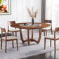 Contemporary Turntable Round Dining Table Ash Wood Sled Base Dining Table Clearhalo 'Dining Tables & Seating' 'Dining Tables' 'dining_table' 'furn' 'furn_dining_table' 'Furniture' 'Kitchen & Dining Furniture' 1200x1200_f5d424e0-78ee-43ed-8f96-13077121f9d9