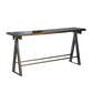 Rectangle Pine Wood Top Bar Table Modern Bar Table with Trestle Base in Black Clearhalo 'Bar Furniture' 'Bar Tables' 'bar_tables' 'furn' 'furn_bar_tables' 'Furniture' 'Kitchen & Dining Furniture' 1200x1200_f5d5825b-a14f-44c8-9430-c39b3043b540