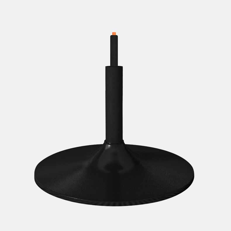 Zeitgenössische verstellbare Höhe drehbar armloser Stuhl mit Metallbasis