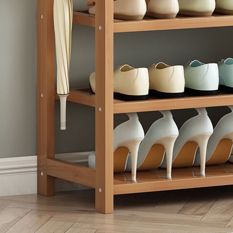 Moderne Holzkleiderbügel Lagerregale und Kleiderhaken Eingangskit