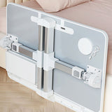 Contemporary T-Shape Writing Desk Curved Adjustable Office Desk