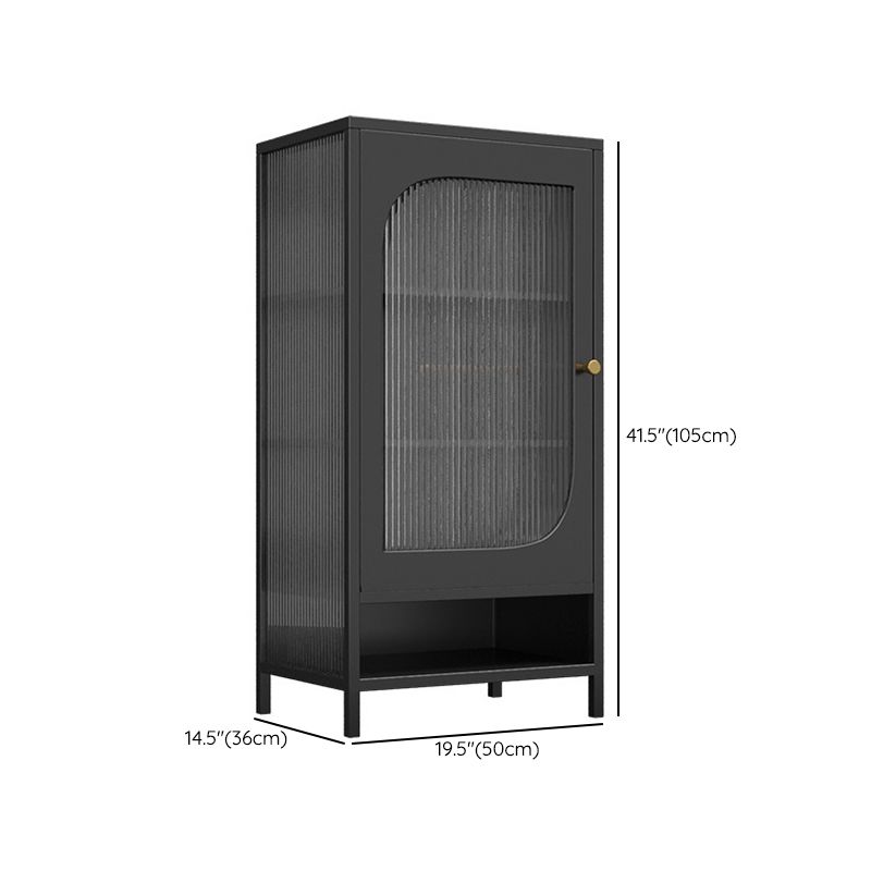 Tavolo da pranzo in metallo da pranzo in metallo da 41 pollici in stile glam senza luce