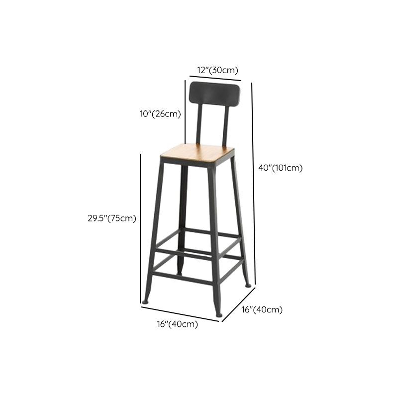 Juego de mesa de bar rectangular Glam, juego de mesa de bar de madera marrón de 1/2 piezas