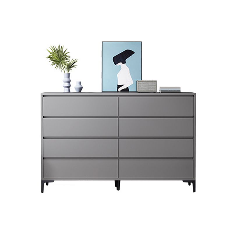 Contemporary Engineered Wood Storage Chest Bedroom Chest in Gray with Drawers Clearhalo 'Bedroom Furniture' 'Dressers & Chests' 'dressers_chests' 'furn' 'furn_dressers_chests' 'Furniture' 1200x1200_f5e24a09-bc86-455e-b6cf-6fd067ae992a