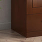 74.8"H Traditional Rubberwood Storage Cabinet with Garment Rod Matte Finish Cabinet Clearhalo 'Armoires & Wardrobes' 'armoires_wardrobes' 'Bedroom Furniture' 'furn' 'furn_armoires_wardrobes' 'Furniture' 1200x1200_f5e34a5d-c4c3-4812-99d1-2dbdd35e3abd