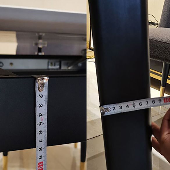 Modern Folding Dining Room Set Rectangle Sintered Stone with 4 Legs Base Formal Kitchen Table Set Clearhalo 'Dining Room Sets' 'Dining Tables & Seating' 'dining_room_set' 'furn' 'furn_dining_room_set' 'Furniture' 'furniture_dining_room_set' 'Kitchen & Dining Furniture' 'kitchen&dining_furn' 'kitchen' 1200x1200_f5e5299e-c237-44cd-af2b-079a63b6a5cb