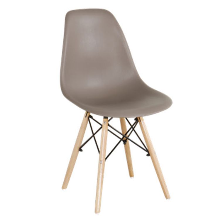 Glam Style Plastic Side Chair Matte Finish Solid Back Dining Chair for Home Use Clearhalo ' kitchen&dining_furn' 'Dining Chairs' 'Dining Tables & Seating' 'dining_chair' 'Furniture' 'furniture_dining_chair' 'Kitchen & Dining Furniture' 'kitchen' 1200x1200_f5e614a0-3914-4c44-b2f9-69c15ec4ad55
