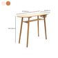 Mesa de comedor moderna con altura de mostrador de madera maciza