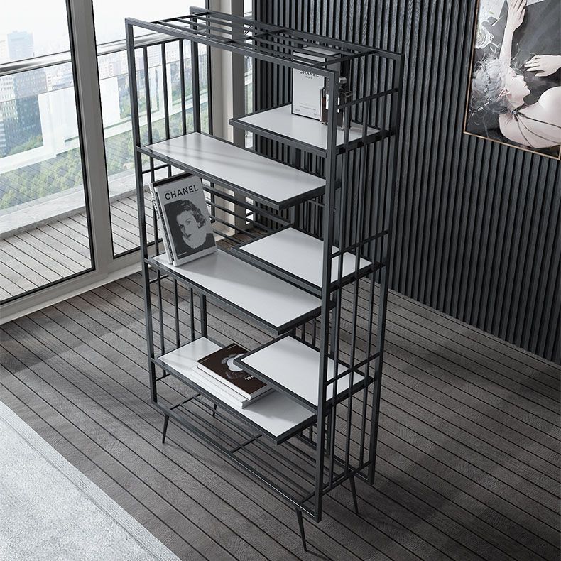 Estantería abierta estantería moderna de metal para comedor 70.9 "h x 11.8" W