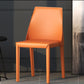 Upholstered Side Chair Modern Faux Leather Armless Dining Chairs