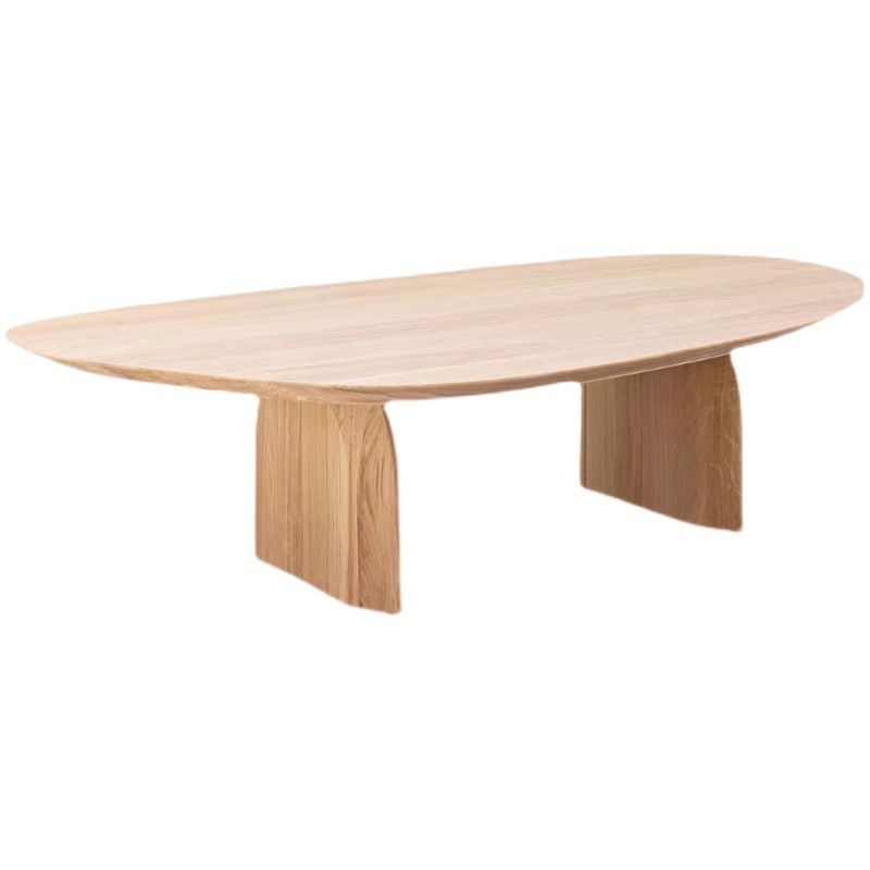 15" H Wood Irregular Cocktail Table Nordic Sled 1 Single Coffee Table Clearhalo 'Coffee & Accent Tables' 'Coffee Tables' 'coffee_tables' 'furn' 'furn_coffee_tables' 'Furniture' 'Living Room Furniture' 1200x1200_f5ec9e66-ecf2-41ae-bb86-f653ab65bd4c