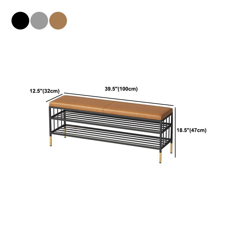 12.6"W Upholstered with Storage Bench Solid Color Bench with Legs Clearhalo 'Benches' 'Chairs & Seating' 'furn' 'furn_benches' 'Furniture' 'Living Room Furniture' 1200x1200_f5ee805d-6136-4395-8a18-b6673d7a331e