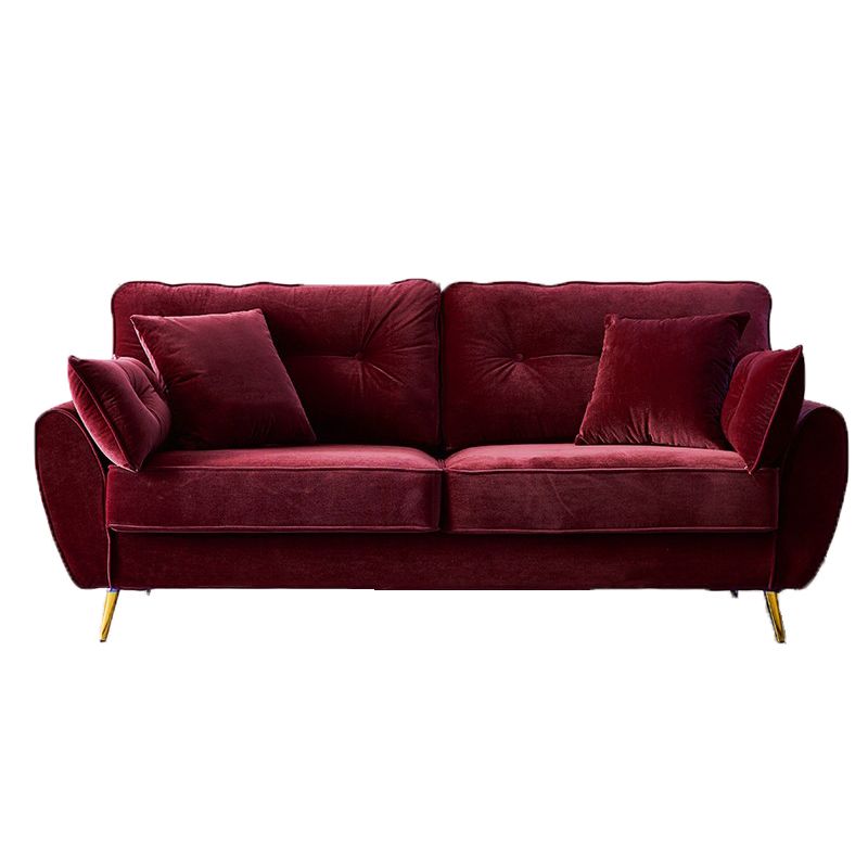 Contemporary Standard Flared Arm Sofa Convertible Sofa, 63.38" W x 35.82" D x 34.64" H Clearhalo 'furn' 'furn_sofas' 'Furniture' 'Living Room Furniture' 'Sofa' 'sofas' 1200x1200_f5ef41e8-1a76-409b-9bcf-0703078afb45
