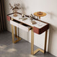 14 inch Wide Hall Console Tables Half Moon Glam Sofa Console Table