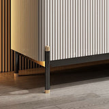 Porte e 3 cassette credenza in pietra in pietra glam sideboard per cucina