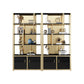 12"W 79"H Bookshelf Glam Style Open Back Bookcase for Study Room Home Office Clearhalo 'Bookcases' 'furn' 'furn_bookcases' 'Furniture' 'furniture_bookcases' 'kitchen' 'kitchen_bookcases' 'Living Room Furniture' 'Office Furniture' 1200x1200_f5f620f1-5462-4024-9a92-807a0ba25aec