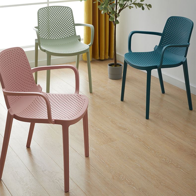 Modern Plastic Solid Back Side Chair 32"H Acrylic Dining Chair for Restaurant Clearhalo ' kitchen&dining_furn' 'Dining Chairs' 'Dining Tables & Seating' 'dining_chair' 'furn' 'furn_dining_chair' 'Furniture' 'furniture_dining_chair' 'Kitchen & Dining Furniture' 'kitchen' 1200x1200_f5f6f492-31a7-453b-afed-e51230c9c65d