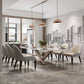 Stone White Top Dining Table Traditional Luxury Table with Pedestal Base Clearhalo 'Dining Tables & Seating' 'Dining Tables' 'dining_table' 'furn' 'furn_dining_table' 'Furniture' 'furniture_dining_table' 'Kitchen & Dining Furniture' 'kitchen' 'kitchen_dining_table' 1200x1200_f5f72c62-5b51-44af-bfa2-073025fb98a7