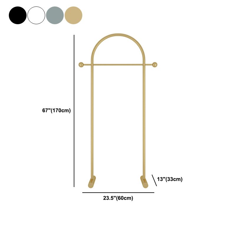 Gold Hall Stand Magnificent Metal Entry Hall Árbol con ganchos