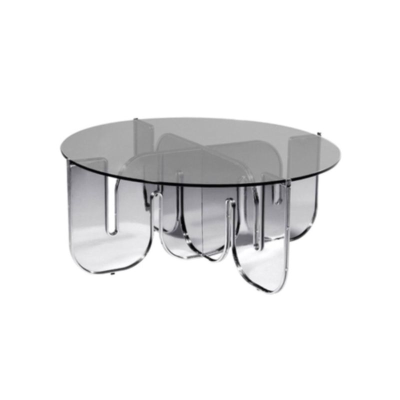Round Acrylic Material Abstract Base Type Multi Color Selection Coffee Table Clearhalo 'Coffee & Accent Tables' 'Coffee Tables' 'coffee_tables' 'furn' 'furn_coffee_tables' 'Furniture' 'furniture_coffee_tables' 'Living Room Furniture' 1200x1200_f5f79547-b65a-44e0-b9ec-e6269859f29d