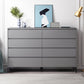 Contemporary Rectangle Accent Chest, Wooden Chest in Grey with Drawers Clearhalo 'Cabinets & Chests' 'cabinets_chests' 'furn' 'furn_cabinets_chests' 'Furniture' 'Living Room Furniture' 1200x1200_f5fc4a8d-b5eb-404b-ae7f-010c060fa666